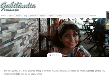 Tablet Screenshot of gabilandia.com.br